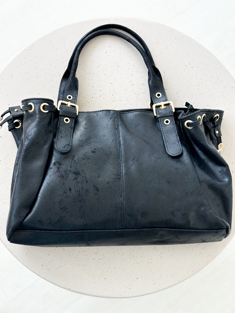 Grand Sac LULU (croûte de cuir)