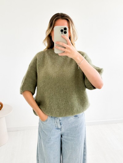 Pull Cosy Chic - Kaki claire