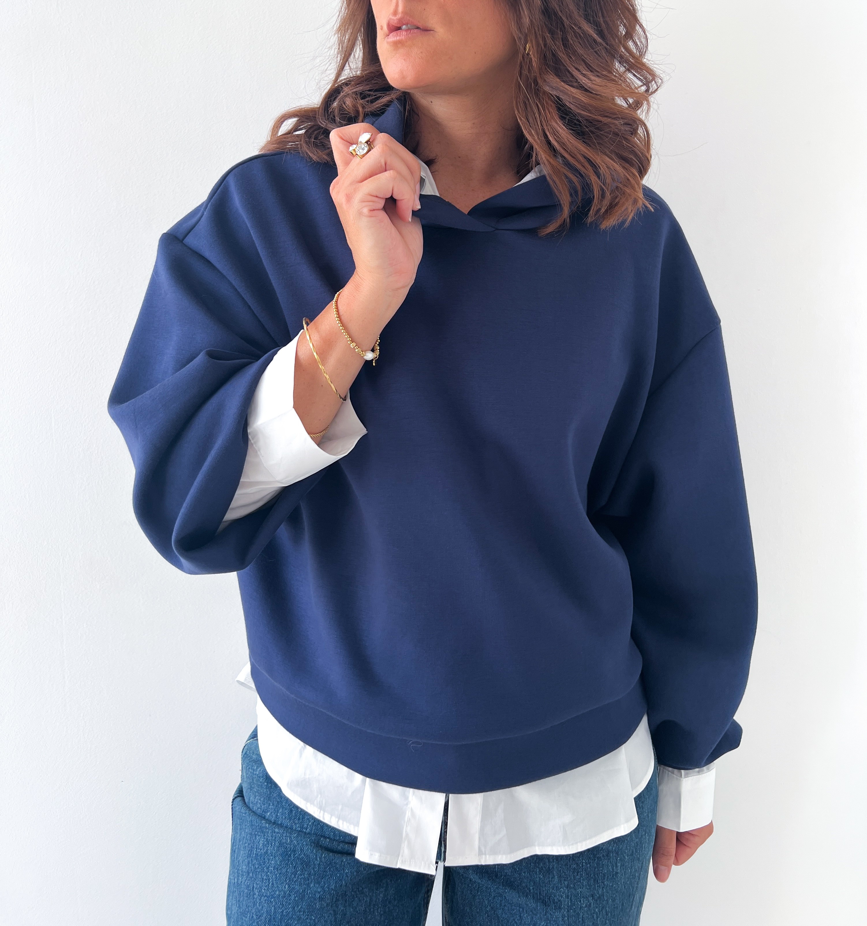 Sweat Camille uni capuche