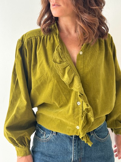 Chemise VIVI effet velour...