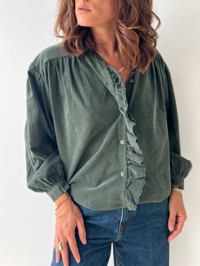 Chemise VIVI effet velour...