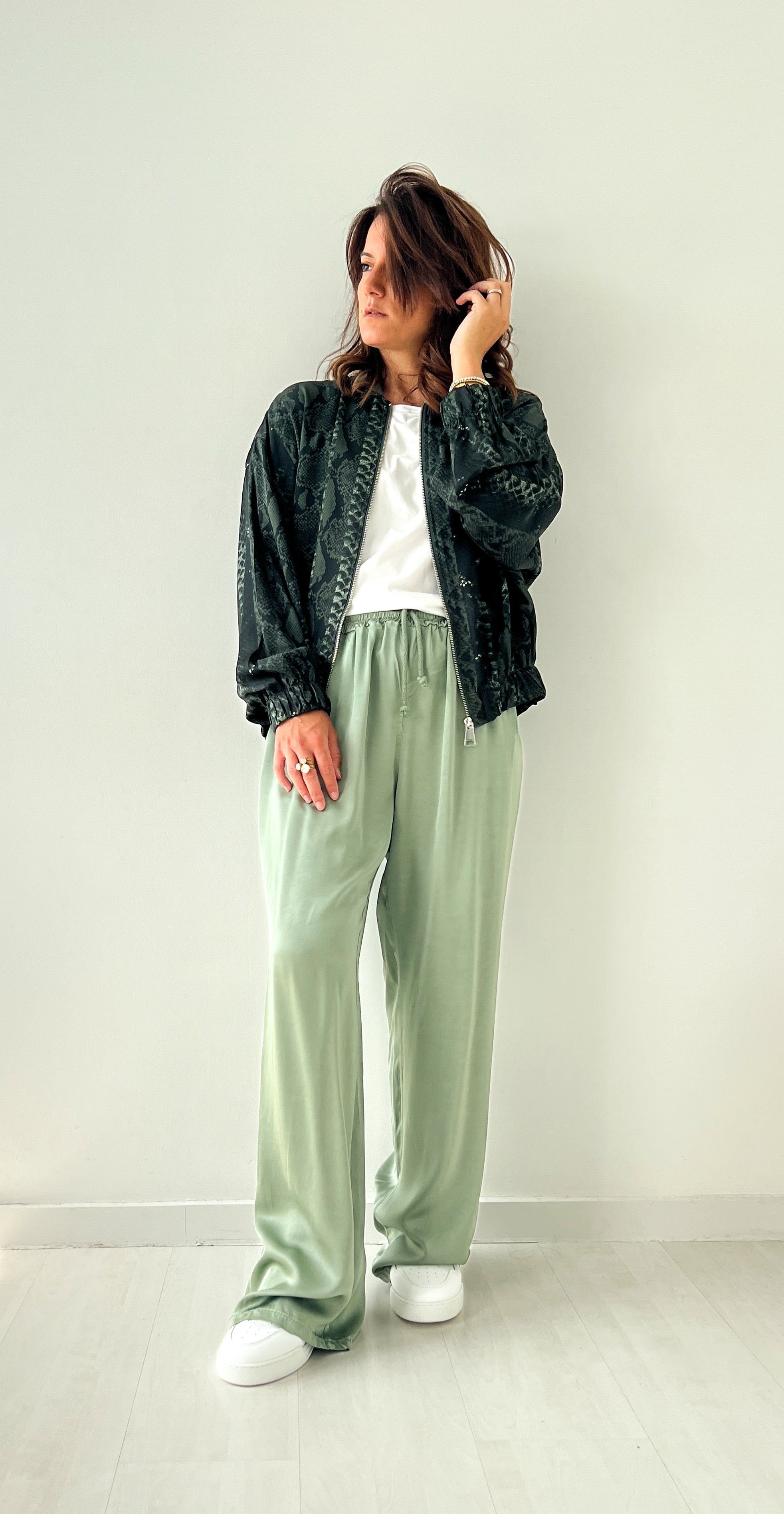 Pantalon Sophie soyeux  30% soie