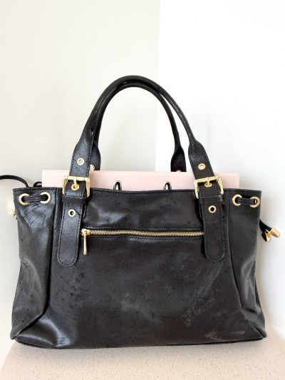 Große Tasche LULU (Spaltleder)