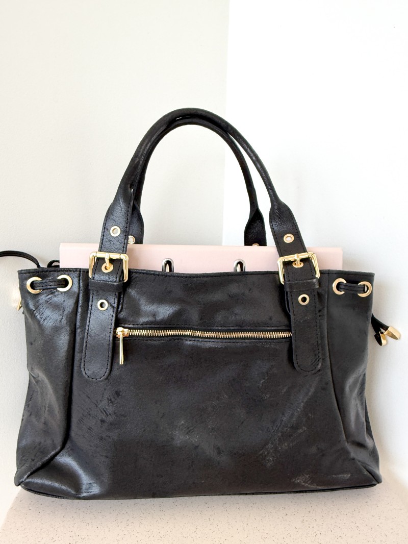 Grand Sac LULU (croûte de cuir)