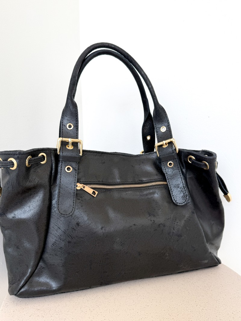 Grand Sac LULU (croûte de cuir)