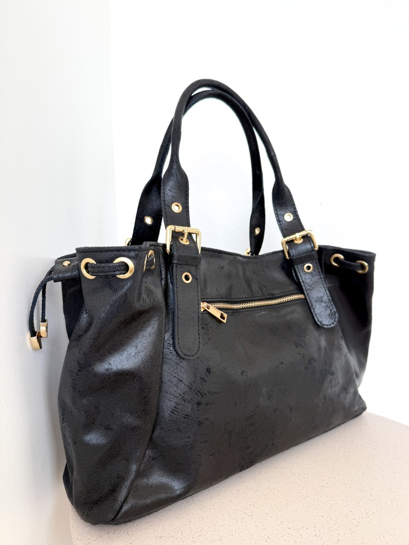 Grand Sac LULU (croûte de cuir)