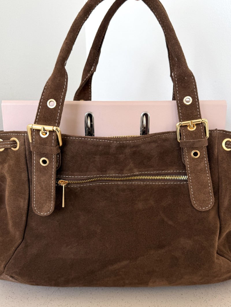 Tasche Grand Lulu aus Wildleder