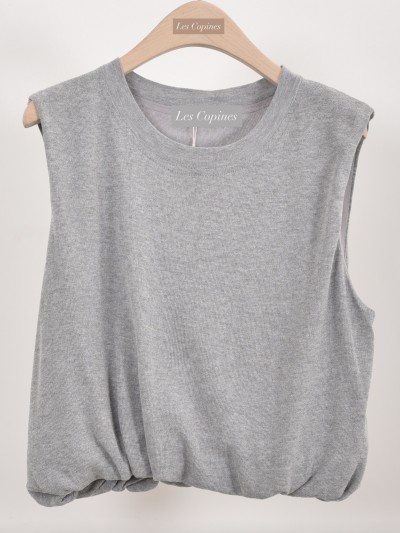 Top / Blouse Fanny uni - Grijs
