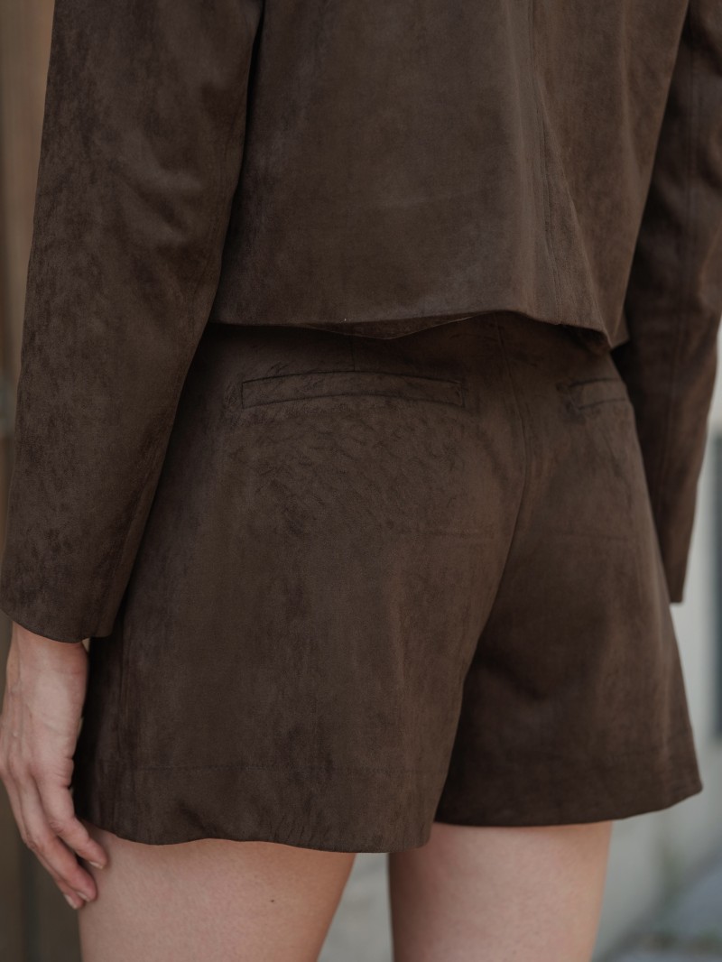 Short Dune en daim