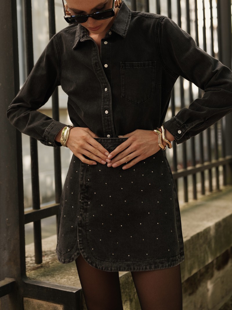 Celia-overhemd van denim