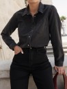 Celia-overhemd van denim
