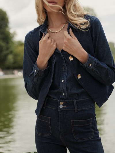 Chemise Celia en jeans -...