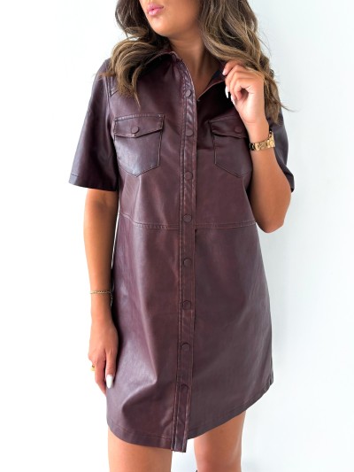 Robe Jess en simili cuir...