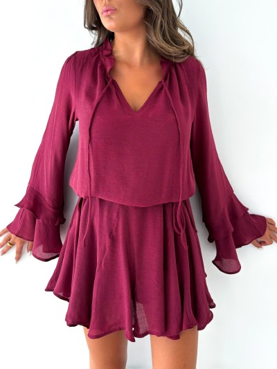 Robe Mia - Bordeaux 
