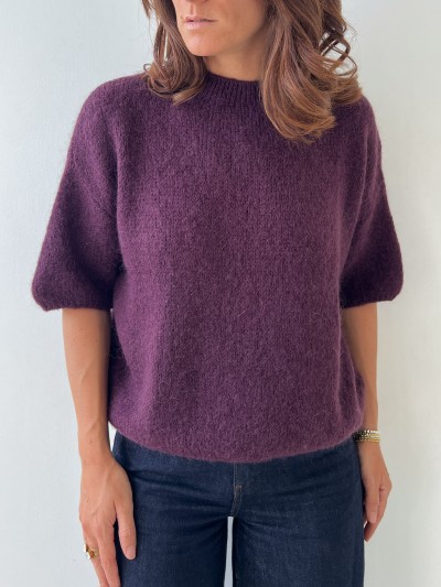 Pull Cosy Chic - Pflaume