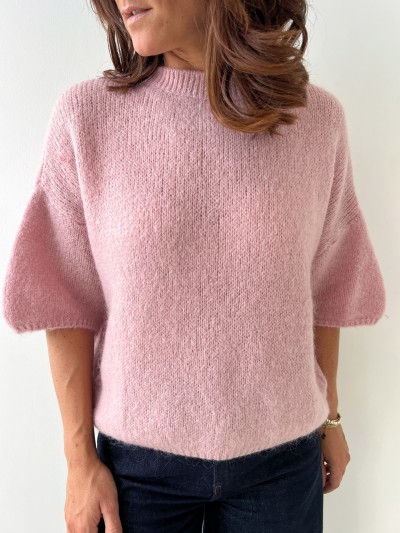 Pull Cosy Chic - rose clair 