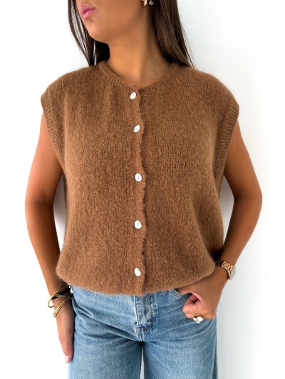 Pull Mia sans manche - Kamel