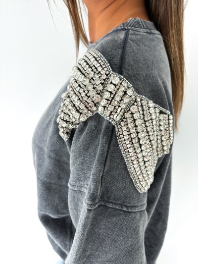 Sweat - gris foncé 