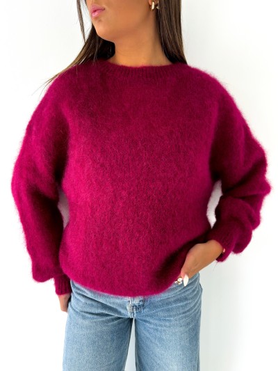 Pull Ambre en mohair -...