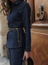Calie-Hemd aus Denim
