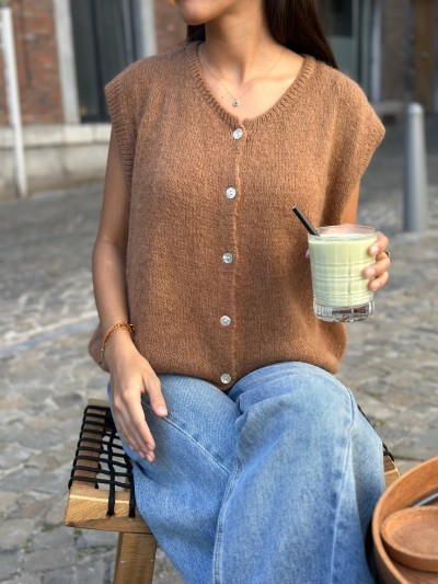 Pull Mia sans manche - Kamel