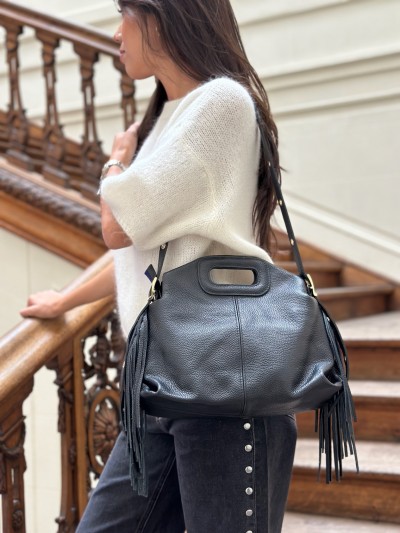 Sac Elo en cuir avec frange...