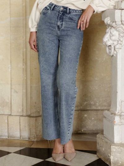 JEANS MADDIE COUPE DROITE -...