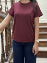 ONI-T-Shirt aus 100 % Baumwolle, einfarbig