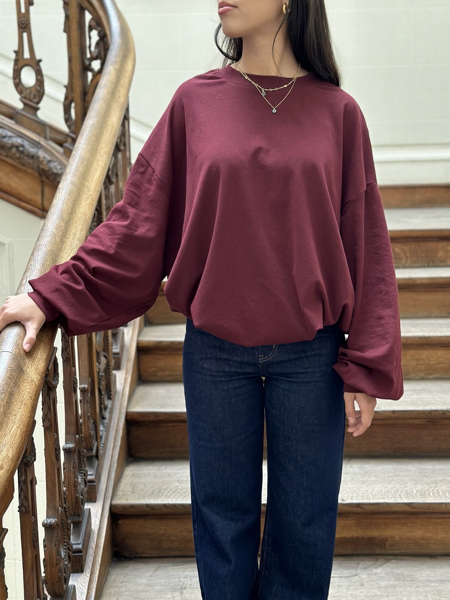 Sweat dos ajouré Franck