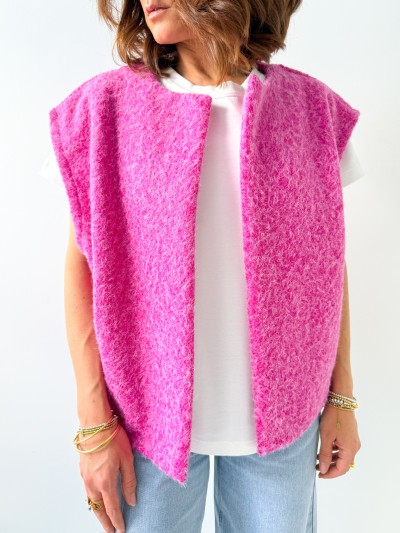 Gilet Mila - fuchsia