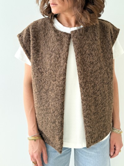 Gilet Mila - Brun
