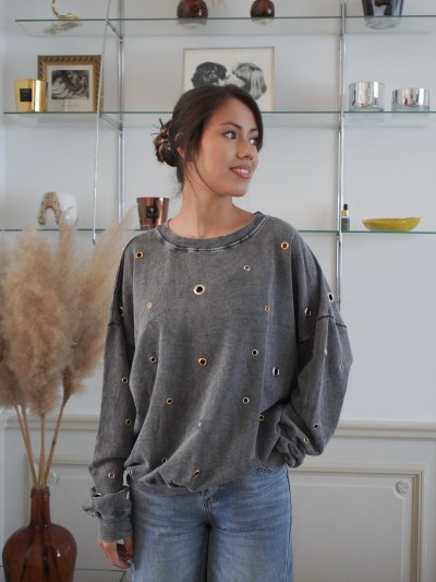 Sweat / Pull Gaelle - Grau