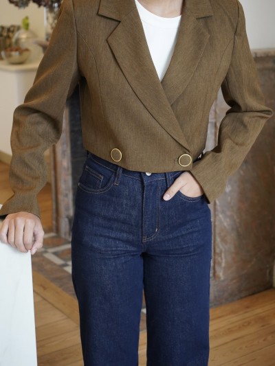 Veste Courte Ella - Kameel