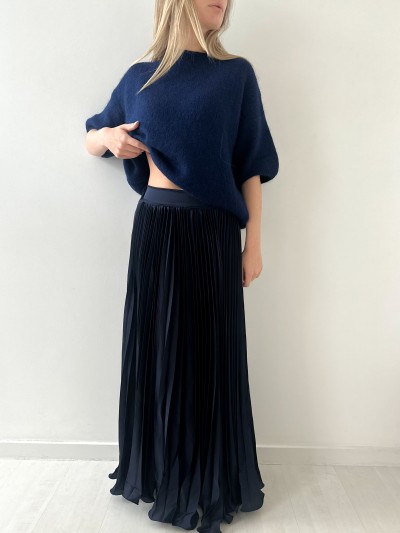 Jupe plissée Mara - Bleu Ciel