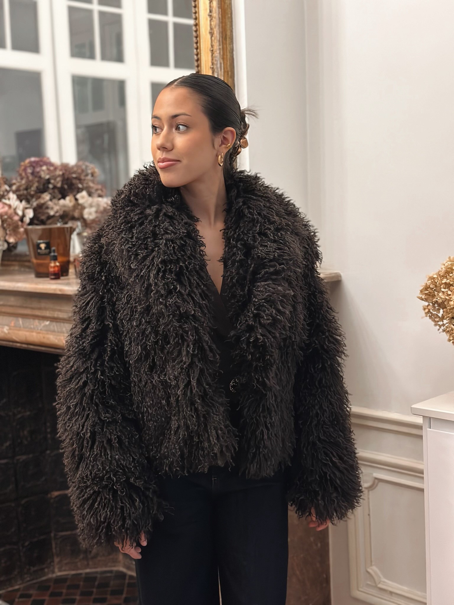 Veste Louise - Fourrure effet bouclette