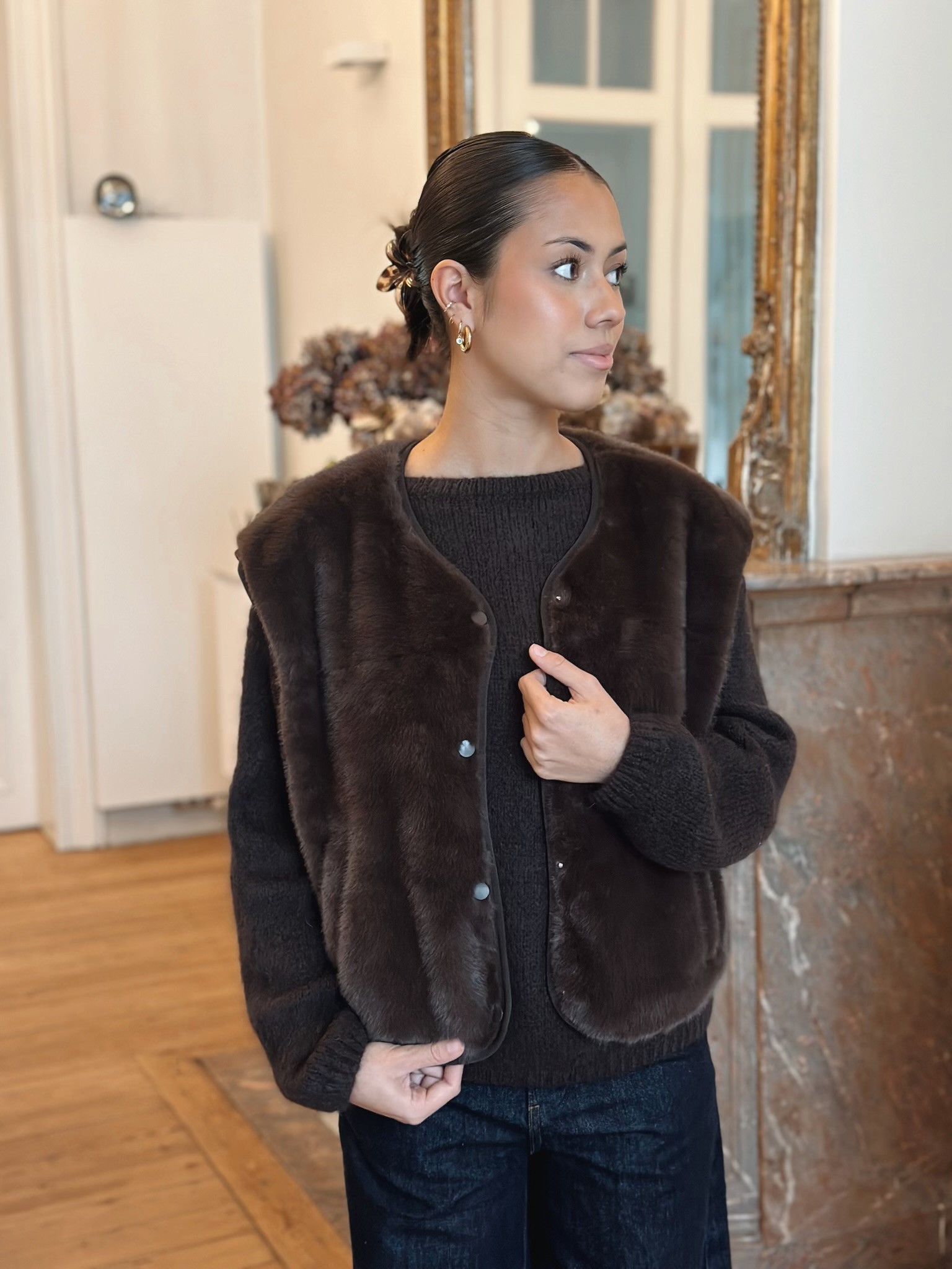 Gilet Minouche tout doux