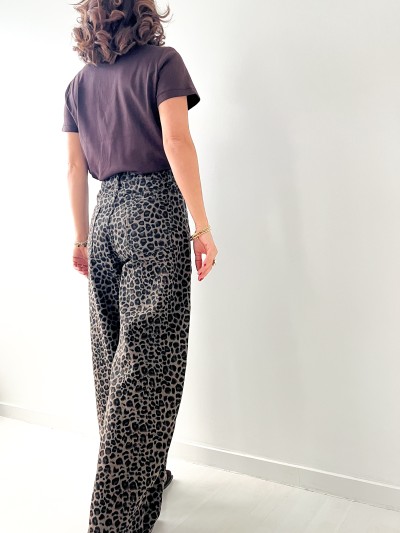 Leoparden-Jeans