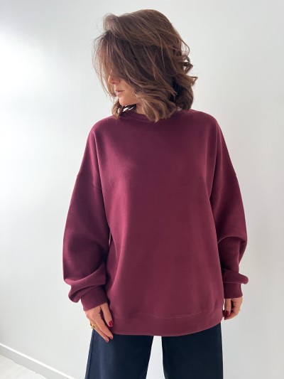 Sweat Long - bordeaux 