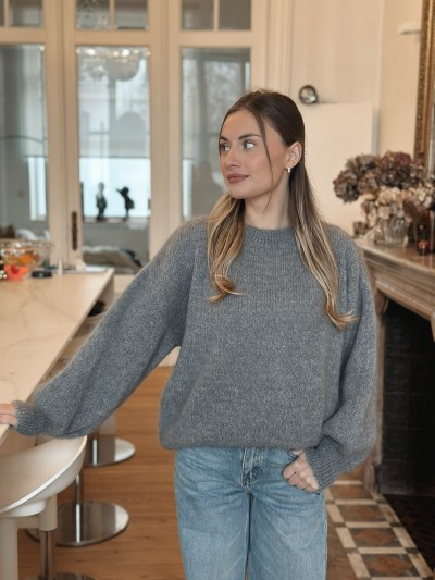 Pull mohair - Grau