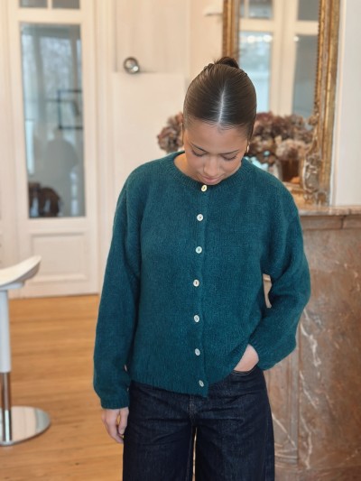 Gilet Eline - Bleu-vert canard