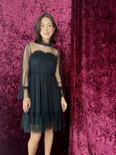 Robe Tulle Elora - Zwart
