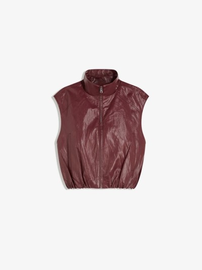 Simili Jacke ohne Ärmel -...