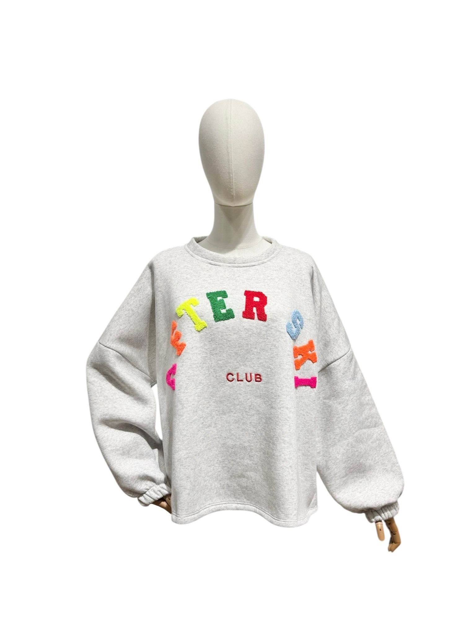 Sweat / Pull gris après ski