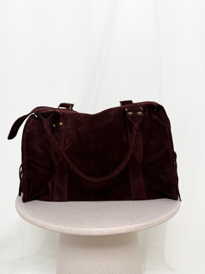 Schöne große Tasche (Wildleder)