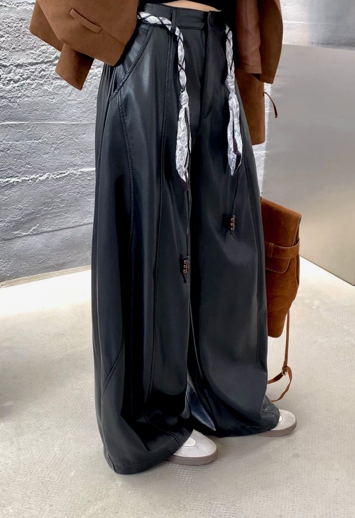 Pantalon vergelijkbaar cuir Alice