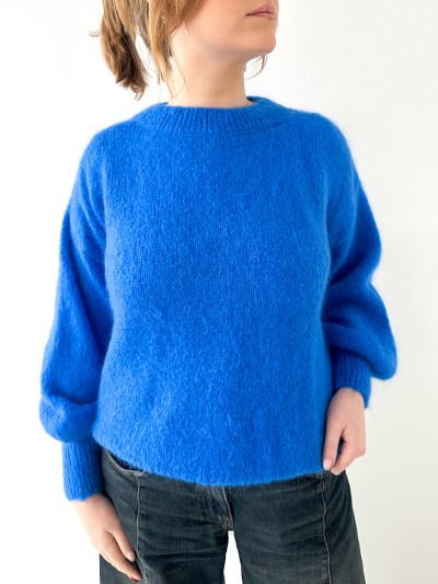Pull mohair - Bleu Marine