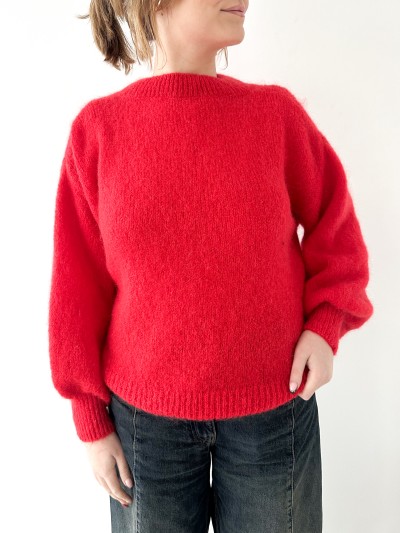 Lucile Mohair-Pullover - Rot