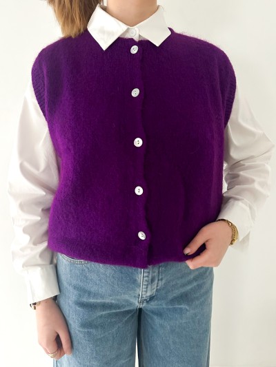 Gilet Lili vice versa - Mauve