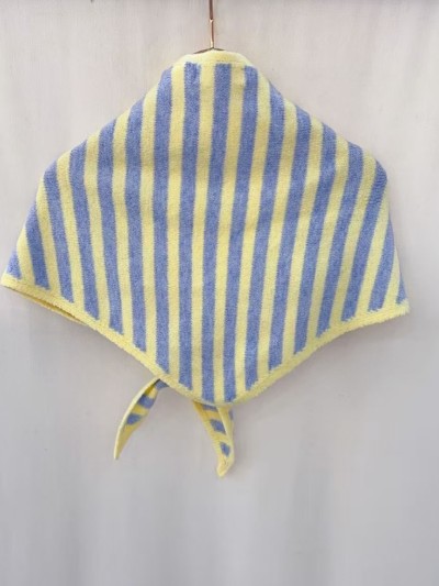 Écharpe rayée - Ligné jaune...