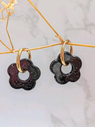 Boucles d'oreilles Poppy -...